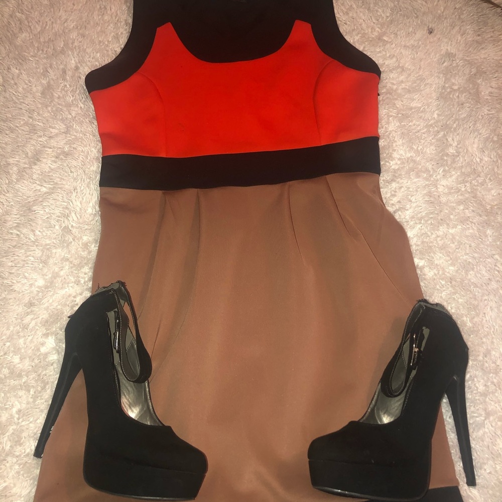 BCBGMaxAzria Colorblock Dress